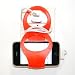 Cosmos ® Orange cellphone/mobile Wall Holder Hangs charger Cord Wrap for ipod iphone 3G 4G MP3/MP4 Apple Nokia Sony Samsung LG Blackberry + Cosmos cable tie