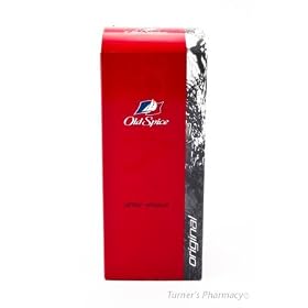 "OLD SPICE aftershave lotion "