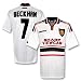 97-99 Man Utd Away Players Jersey + Beckham 7 (C/L Style)