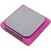Silicon Skin Shield PINK Rubber Soft Sleeve Cover Case for APPLE IPOD NANO 6TH GENERATION [WCB840]