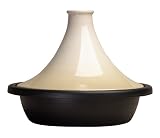 from Le Creuset Le Creuset Cast Iron and Stoneware Tagine, Almond Model L2138-2768