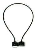 CableJive dockXtender Premium Extension Cable for iPhone, iPod, iPad (Black, 2ft.)