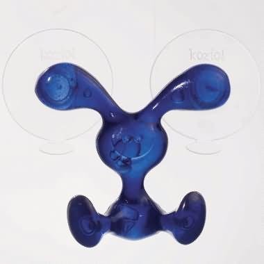 Koziol Wandhaken Bunny transparent blau