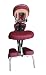 Burgundy 4 Portable Massage Chair Tattoo Spa Free Carry Case