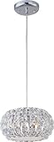 ET2 Bijou E21803-20PC Mini Round (5H x 9W) Crystal 3 Light 120 watt Pendant in Polished Chrome