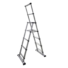 Telesteps 10S Combiladder 300-Pound Duty Rating 6-1/2-Foot Stepladder and 10-Foot Extension Ladder