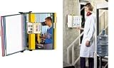 Tarifold Technic Wall Display Unit with 5 Clip-on Index Tabs and 10 Pockets A4 Assorted A4 Ref 414109