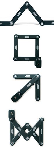 Abus Bordo Folding Lock - Black, 90cm