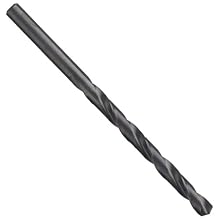 Cleveland 2222 High Speed Steel Jobbers' Length Drill Bit, Uncoated (Bright), Round Shank, 135 Degree Split Point