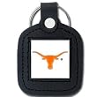 Texas Longhorns Leather Square Key Ring - NCAA College Athletics Fan Shop Sports Team Merchandise