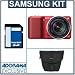 Sony (alpha) NEX-3 Digital Camera Kit - Red - with Sony 18-55mm F3.5-5.6 Lens, 4GB SD Memory Card, Camera Case,