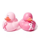 Pink Ribbon Rubber Duck