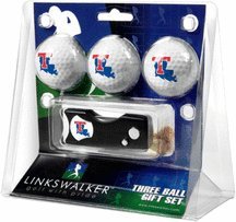 Louisiana Tech Bulldogs 3 Golf Ball Gift Pack With Spring Action Tool