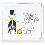 Light-Hearted Luncheon Napkins - 20 per package