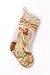 Angel with Horn Handcrafted Needlepoint Christmas Stocking