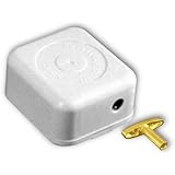 18 Note Wind up Music Box Musical Movement with Winder Key - Plays "Brahms Lullaby"