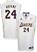 Kobe Bryant Los Angeles Lakers White Replica Adidas NBA Jersey