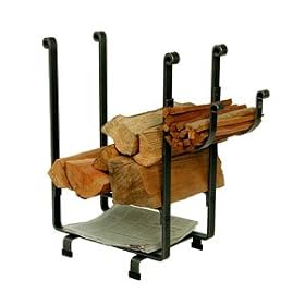Rectangular Rack w  Newspaper Shelf