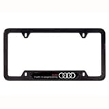 Audi Carbon Fiber Truth in Engineering Rear License Plate Frame by Audi