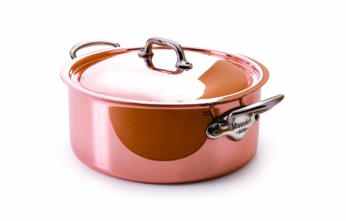 Mauviel M'Heritage 6231.25 6.4-Quart Stewpan with Lid