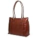 Tony Perotti Italico Florence 17 Laptop Tote, Cognac