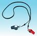 Duck and Dog Products Deluxe Hunting Dog Training Whistle Lanyard