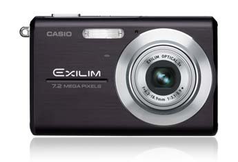 Casio Exilim EX-Z75 7.2MP Digital Camera with 3x Anti Shake Optical Zoom (Black)