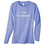 Viagra Candidate on Long Sleeve Women's Cotton T-Shirt (in 9 colors)