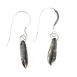 Anna Perrone Glass Earrings .925 Sterling Silver