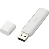ELECOM USB�t���b�V�� NU 16GB PASS�Z�L�����e�B�@�\�t �z���C�g MF-NU2A16GWH