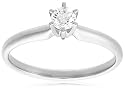14k Choice of White or Yellow Gold Round Diamond Solitaire Engagement Ring (1/4 ct, H-I Color, SI2-I1 Clarity)
