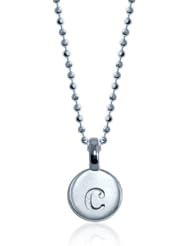 Alex Woo "Mini Addition Letter" Sterling Silver Charm Pendant Necklace, 16"