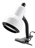 31SrCzKhnmL. SL160  ALVIN® Gooseneck Clip Light Lamp White