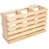 from T&G Woodware T&G Woodware Cutlery Holder in Hevea Wood for use with Folding Plate Rack 10091 Model 10090