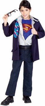 Child's Superman Reversible Clark Kent Costume (Size: Medium 8-10)