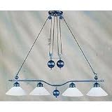 Classic Pulldown 46 inch 4-Light Kitchen Island Light