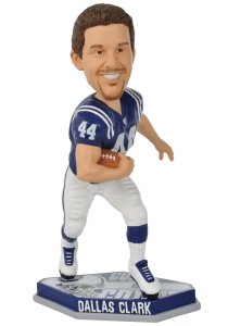 Indianapolis Colts NFL Dallas Clark Forever Collectibles Thematic Base Edition Bobble Head