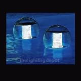 from Luxcia 2 x Solar Floating White Light For Pond Koi Garden Patio Water Feature