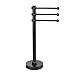 Allld|#Allied Brass 973T-ORB Vanity Top 3 Swing Arm Guest Towel Holder with Twisted Accents,