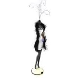 Porte-Colliers "Diva" noir blanc