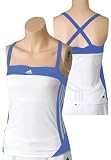 Adidas Response Court Tank (Womens) White/Neo Blue