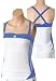 Apparel : Adidas Response Court Tank (Womens) White/Neo Blue