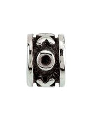 Kera Sterling Silver Hugs and Kisses Bead