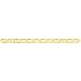 Sporting Goods : 14-karat-gold Flat Anchor Chain Bracelet 8"