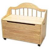 Gift Mark Decan Bench & Toy Chest - Natural