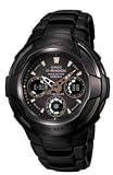 Casio Men's Analog Digital All Black Stainless Steel Atomic Solar G Shock Watch #GW1800BRJ-1A