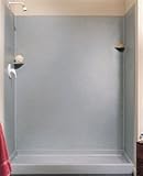 IMAGE OF Swanstone SK-326072-010 Shower Wall Kit - White (Pictured in Pebble)