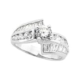 14K White Gold Diamond Wedding Set - 2.00 Ct.