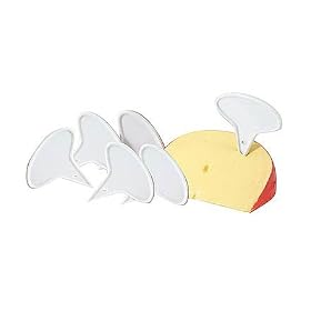 Porcelain Cheese Markers - Set of 6 by BIA Cordon Bleu