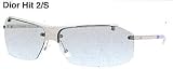 Christian Dior - Christian Dior Hit 2/S Sunglasses(Color-Code=0YB7 - Rhodium Frame,Dark Gray Lens,Frame Size=67-13-120)